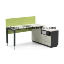 Office Computer Desk with Side Drawers and Front Panel (FOH-CXSBF1-1606)